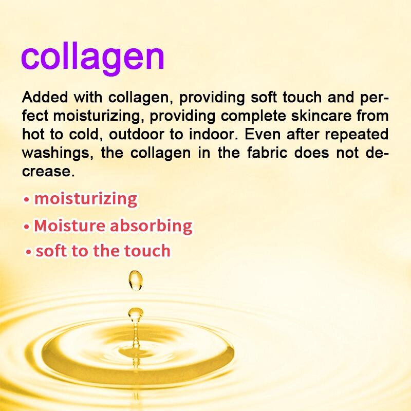 Cooling towel added with collagen