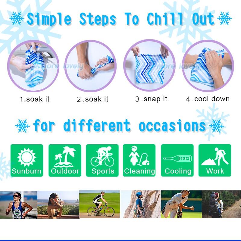 Simple steps to chill out for cooling towel