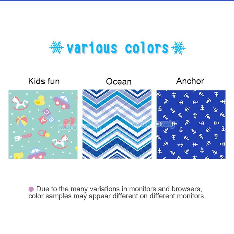 Patterns of cooling towel: kids fun, ocean, and anchor