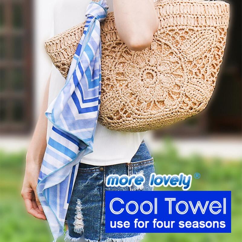 Cooling towel on model