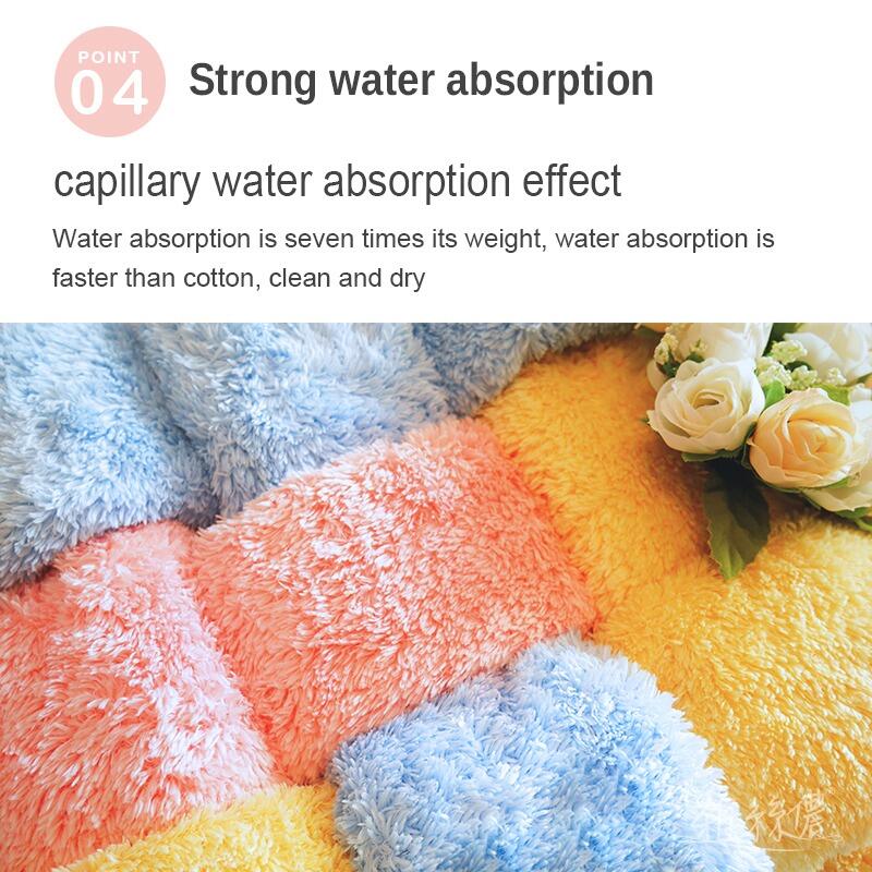 Strong water absorption hair turban